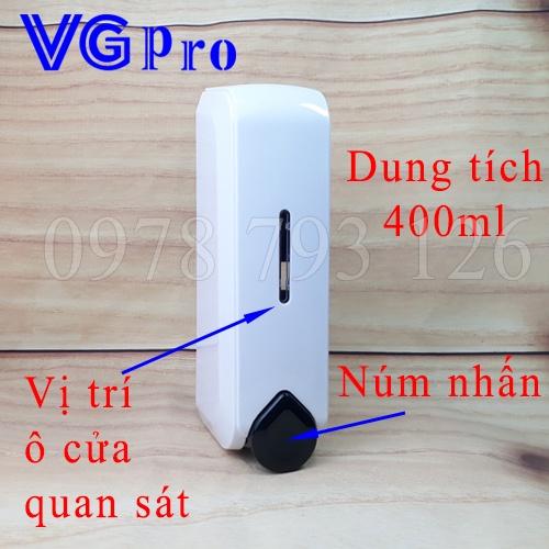 Hộp Đựng Nước Rửa Tay Xà Bông Dầu Gội Sữa Tắm YG811 Bình Đựng Nước Rửa Tay Cung Cấp Bởi VGpro Tìm Đại Lý Toàn Quốc