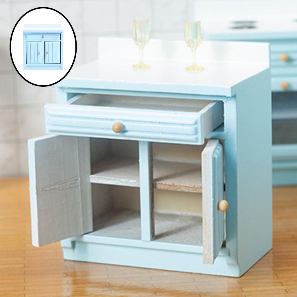Dollhouse Miniature Kitchen Furniture BJD Doll Tiny Model DIY Decor Ornament
