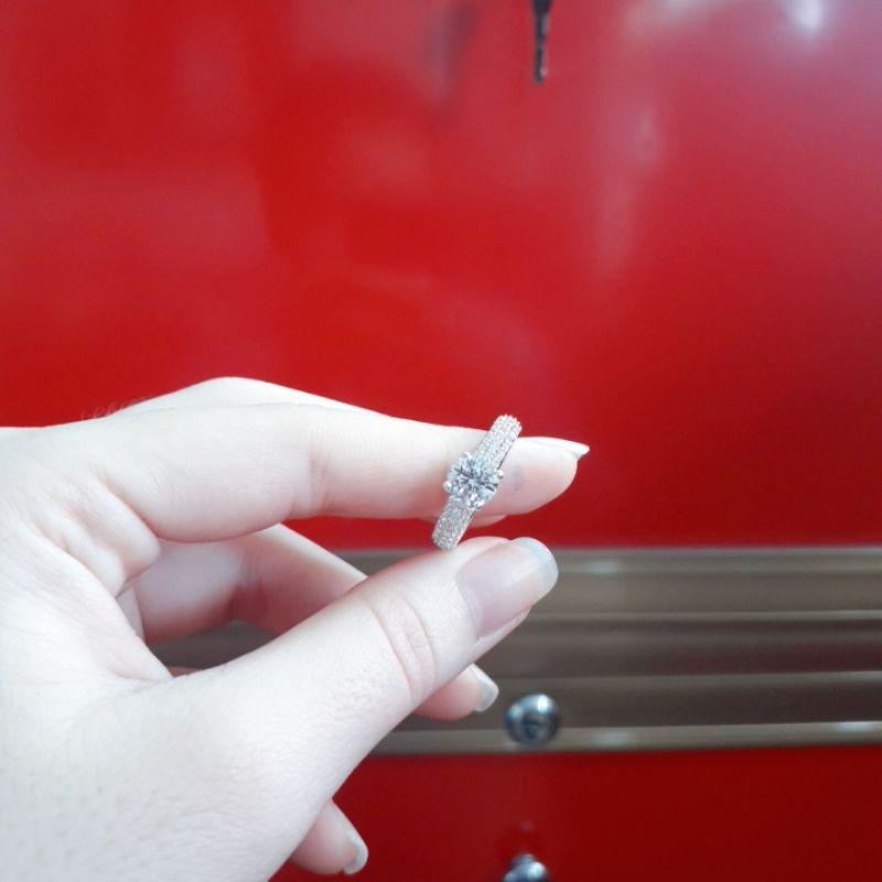 Nhẫn bạc đính đá YN JEWELRY