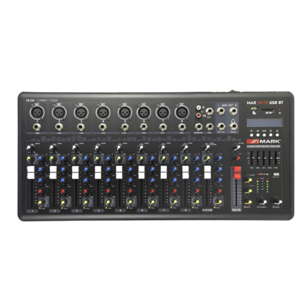 Mixer Mark MAX 10 FX USB - Hàng chính hãng