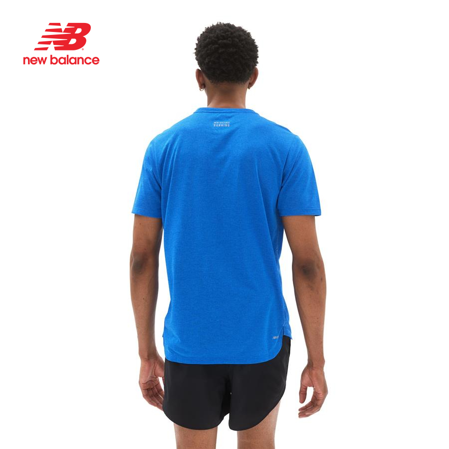 Áo thun thể thao nam New Balance NB APP RUNNING T-SHIRT M COBALTHR - AMT21262CH1 (form châu á)