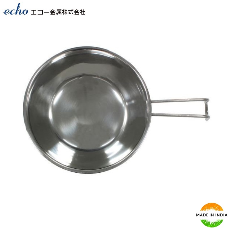 Tô inox có tay cầm Echo Metal Ø12cm - Hàng nội địa Nhật Bản nhập khẩu chính hãng