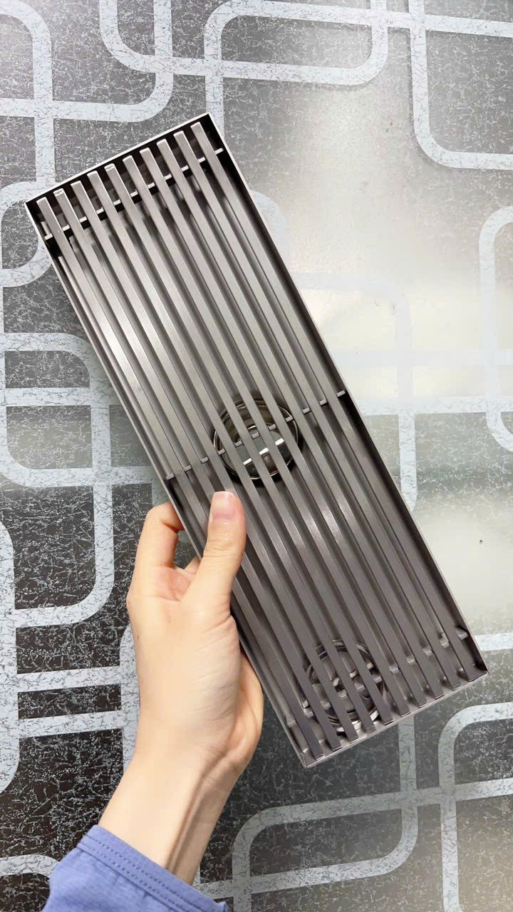 Ga thoát sàn ngăn mùi dài 20,30cm - Phễu thoát sàn cao cấp