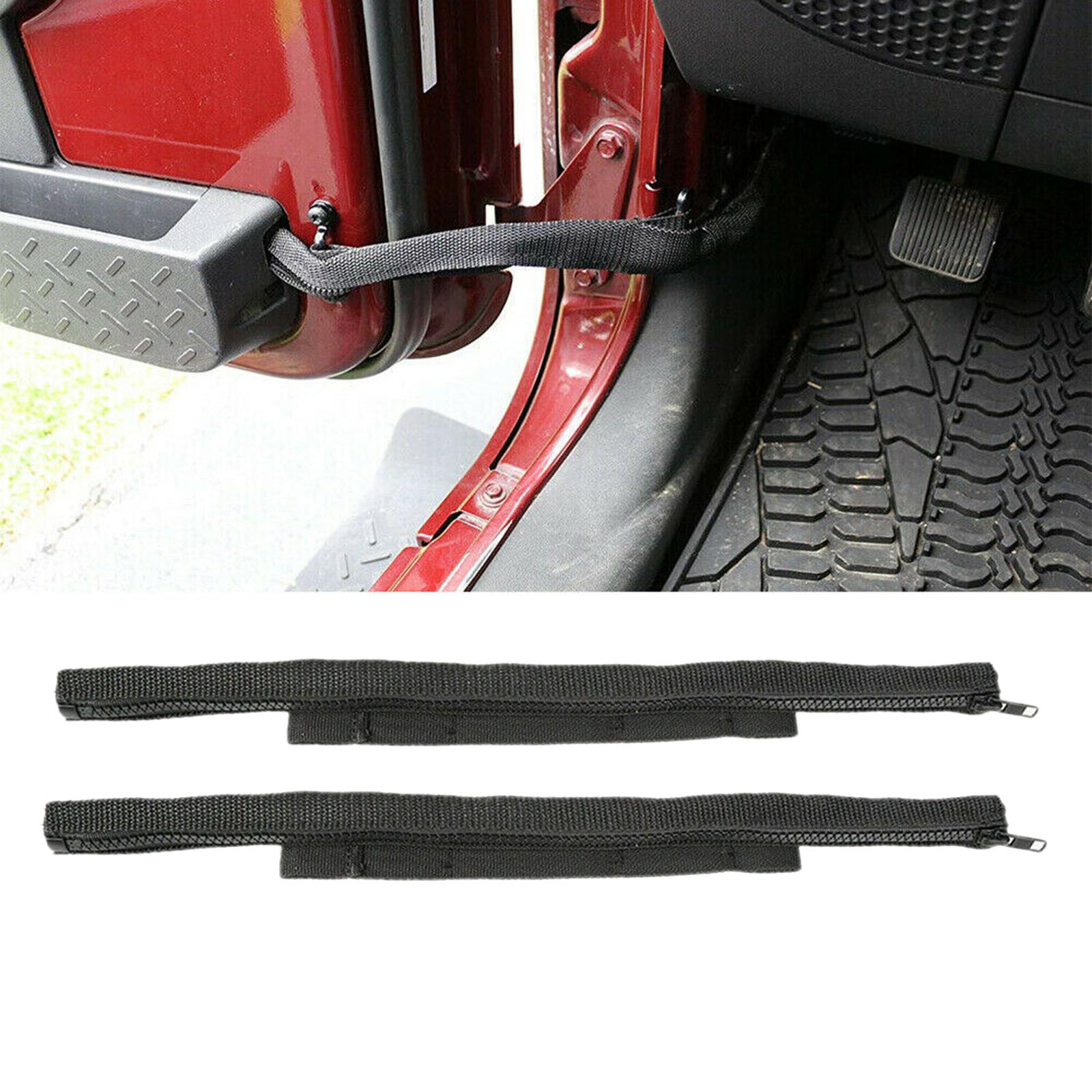 Mua 2 Pieces Door Limiting Straps for Jeep Wrangler JK 2007-17 Wiring  Protector tại Magideal2