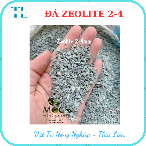 Đá zeolite Greenhome, bao 1kg, size 2-4mm, rãi mặt, giá thể, sen đá, xương rồng, hồ thuỷ sinh