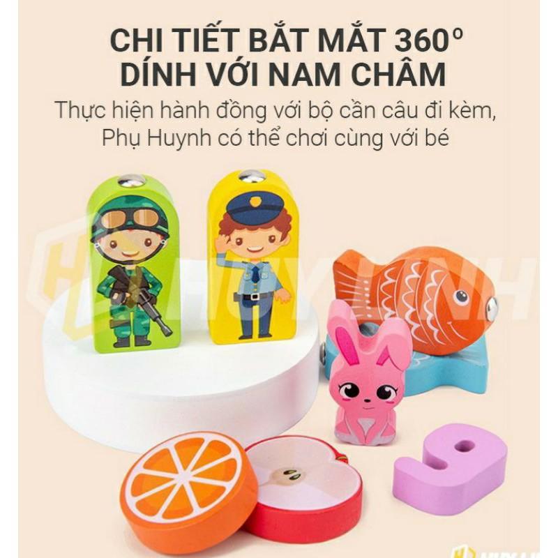 Bộ đồ chơi ghép gỗ sáng tạo Montessori HL793