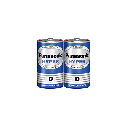 Vỉ Pin than Đại D Panasonic Hyper 1.5V R20UT/2S-V (2 viên/10 viên) - Hàng chính hãng