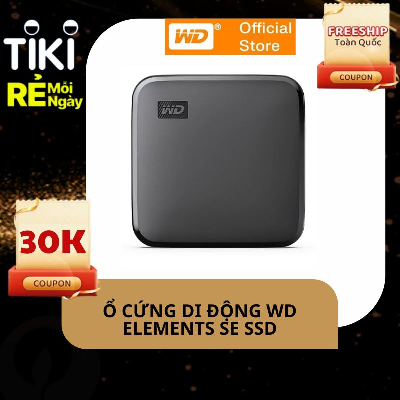 Ổ Cứng Di Động WD Elements SE SSD Hàng Chính Hãng