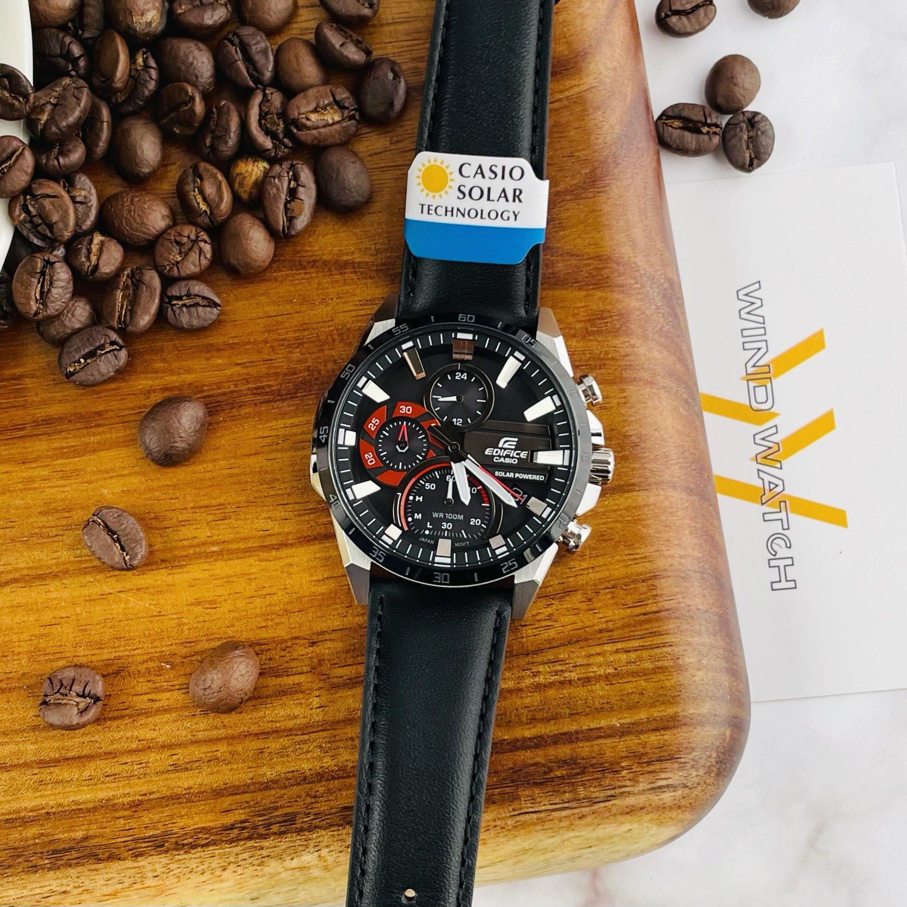 Đồng Hồ Nam Dây Da Casio Edifice EQS-940BL-1AVUDF Năng Lượng Mặt Trời | EQS-940BL-1A