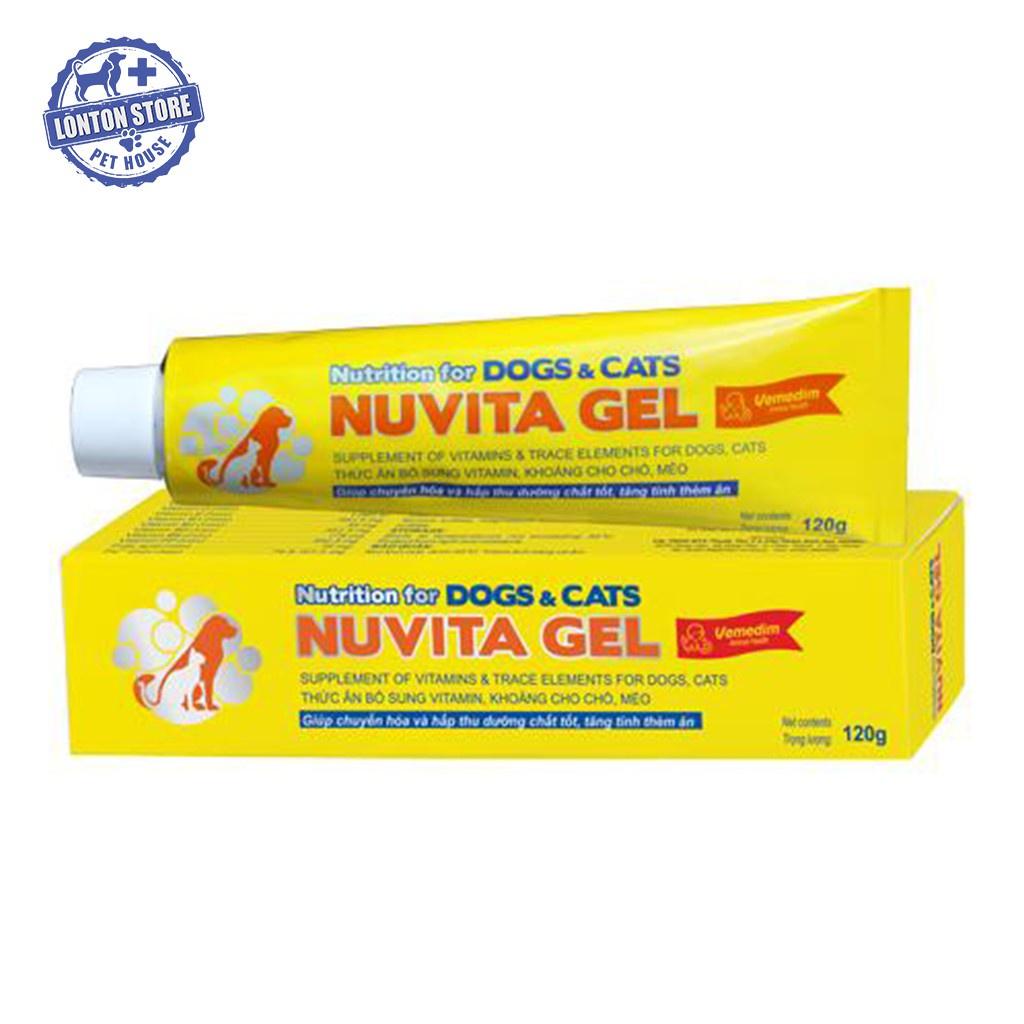 Nuvita Gel - Gel Dinh Dưỡng Thức Ăn Bổ Sung Vitamin, Khoáng Cho Chó, Mèo; 120gr