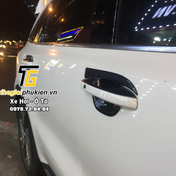 Bộ ốp hõm cửa xe vân Carbon Kia Sorento 2021