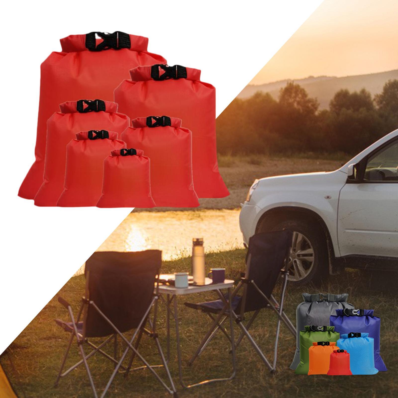 6 Pieces 1.5L / 2.5L / 3L / 3.5L / 5L / 8L Floating Waterproof Bag, Roll Up Bag