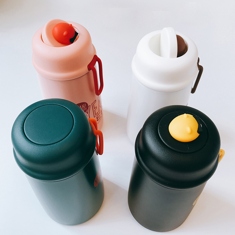 Bình Nước Giữ Nhiệt Chân Không Gấu Ngầu Điệp Viên 320ml