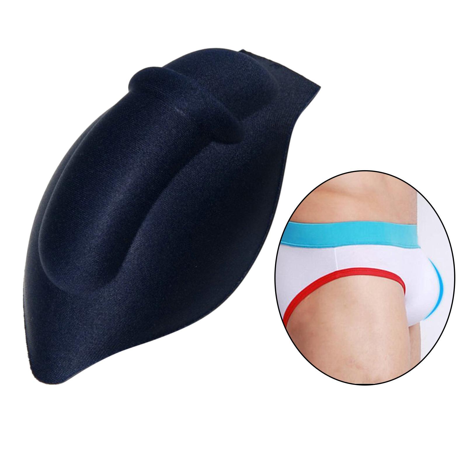 Soft Men's Underwear Bulge Enlarge Enhancing Cup Sponge Pad for Swimwear Brief Shorts Underwear Padded Swimming Trunks