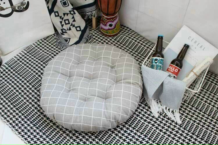 Đệm Tròn Ngồi Bệt , Đệm Lót Ghế Xinh Xắn Phong Cách Nhật Bản Kích Cỡ 45x5cm - Hàng Loại 1 Chính Hãng MINIIN