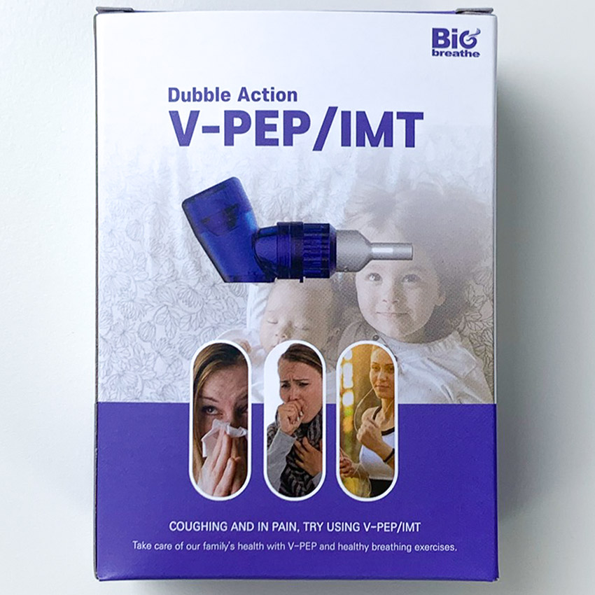 Dụng cụ tập hít thở hoạt động kép V-PEP/IMT