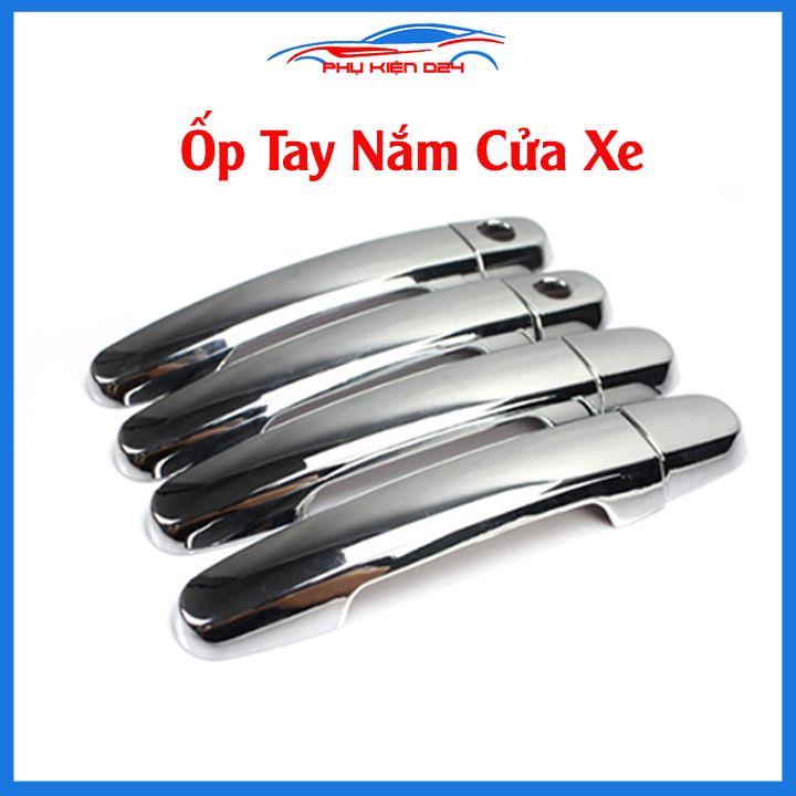 Ốp tay hõm mạ crom Yaris 2014-2015-2016-2017 sáng bóng chống trầy bảo vệ cửa xe ô tô