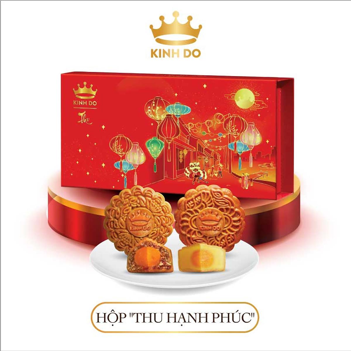 HỘP 2 BÁNH TRUNG THU KINH ĐÔ - THU HẠNH PHÚC 150GRAM