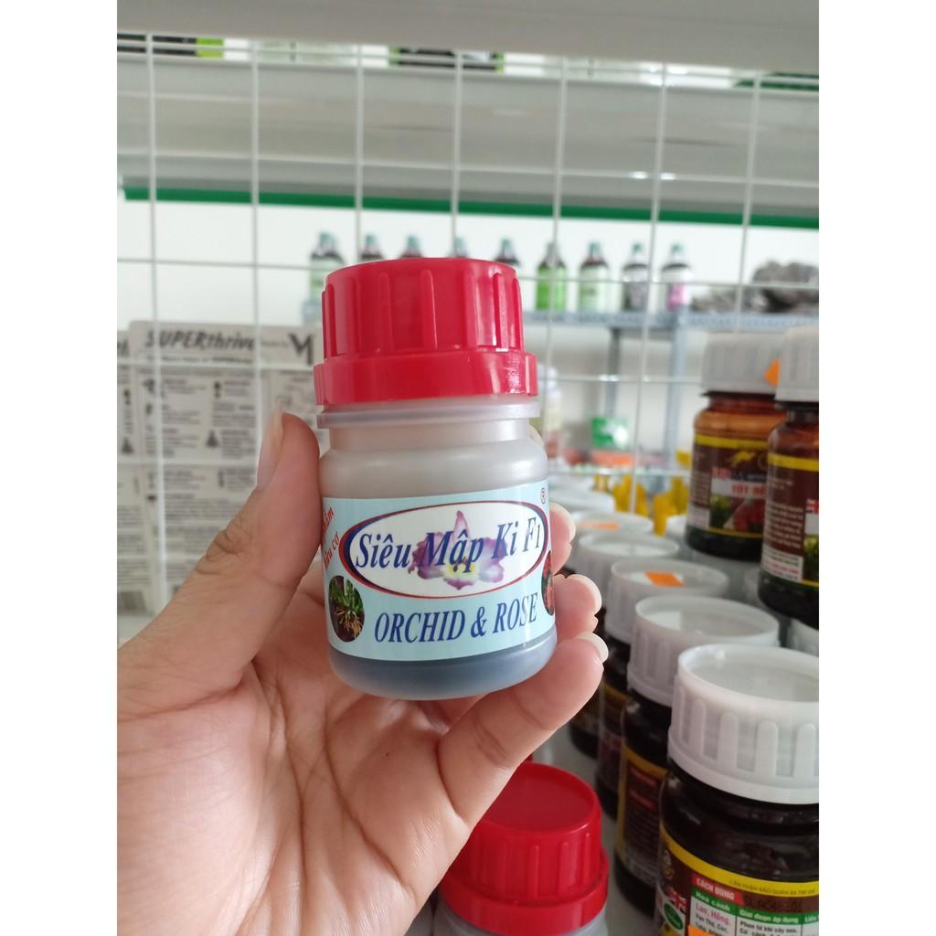 Chế phẩm hữu cơ Siêu Mập Ki F1 cho hoa lan, hoa hồng lọ 50ml
