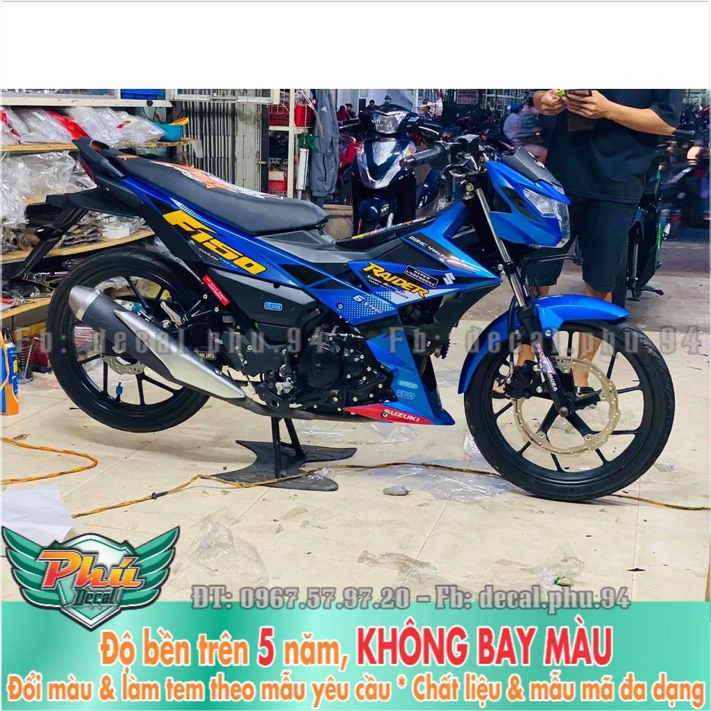 Tem rời Raider Xanh đen -1