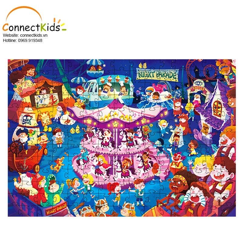 Bộ Xếp Hình Thăng Cấp Từ Dễ Đến Khó Cho Bé - LEVELED PUZZLE- Cấp độ 7 _Chủ đề Vi