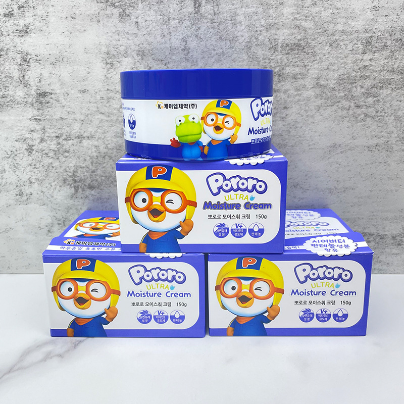 Kem nẻ Pororo Moisture Cream kem dưỡng ẩm da mặt body toàn thân an toàn cho da em bé da nhạy cảm Hàn Quốc 150g