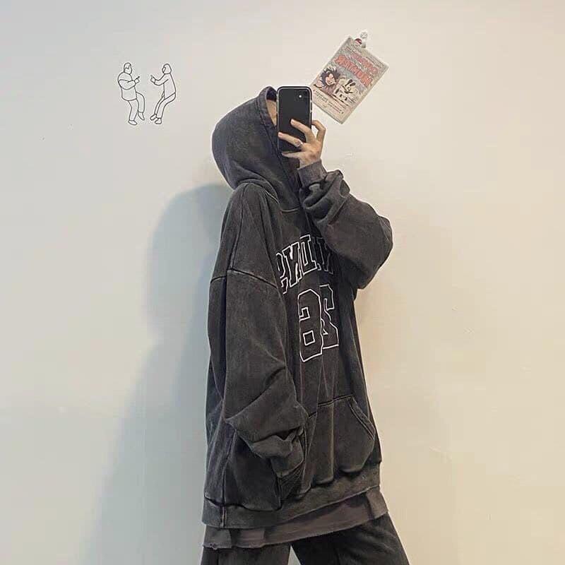Áo hoodie unisex dưới 70kg loang màu unisex nỉ bông cotton - Unbdns 26 GTM Store