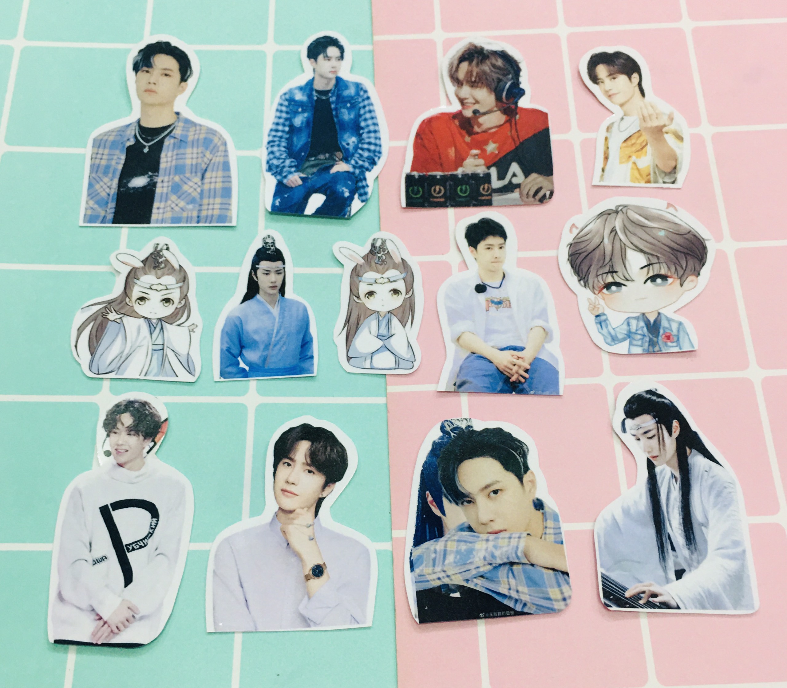 30 ảnh sticker Vương Nhất Bác