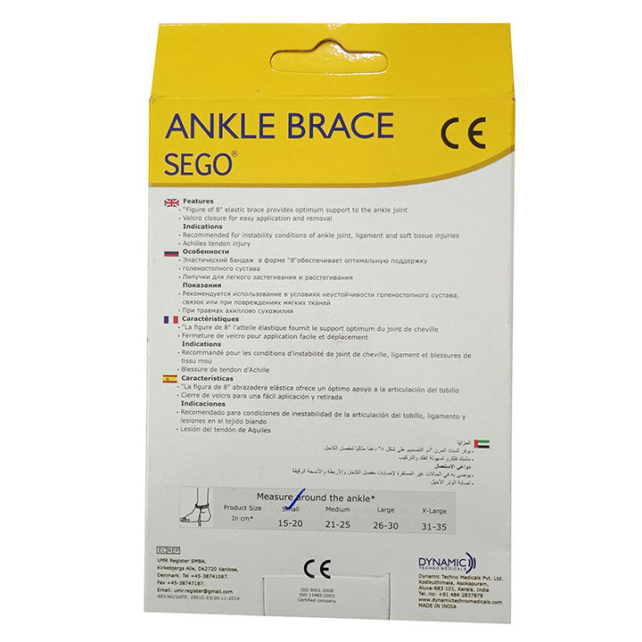 Đai cổ chân quấn hình số 8 Sego