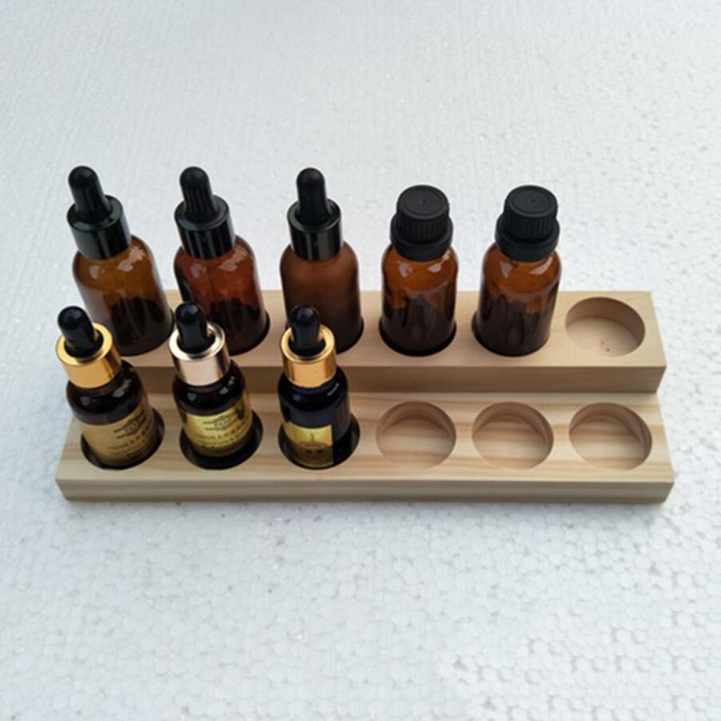 Essential Oil Storage Rack Display Stand Wood Rack Holder 01