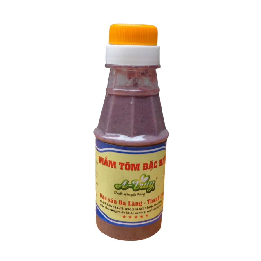 Mắm tôm, mắm tép (mắm ruốc) đặc biệt A-Truy đặc sản Ba Làng - Thanh Hóa thơm ngon, hậu vị sâu (đủ quy cách chai)