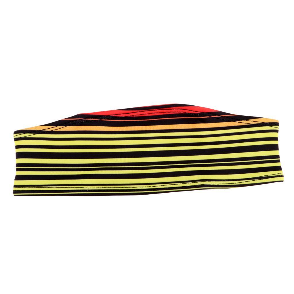 2-3 of pack Men Women Gym Sweatband Headband Stretch Hair Band Yellow