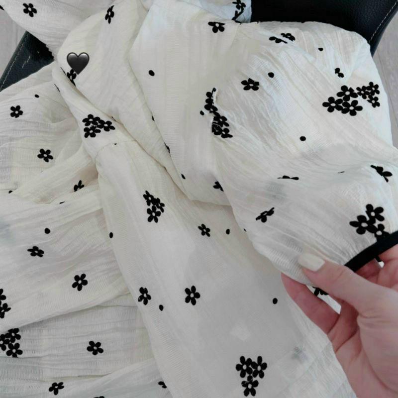 Váy bầu thời trang thiết kế chất lụa hàn châu freesize từ 45 đến 70kg-đầm bầu xinh