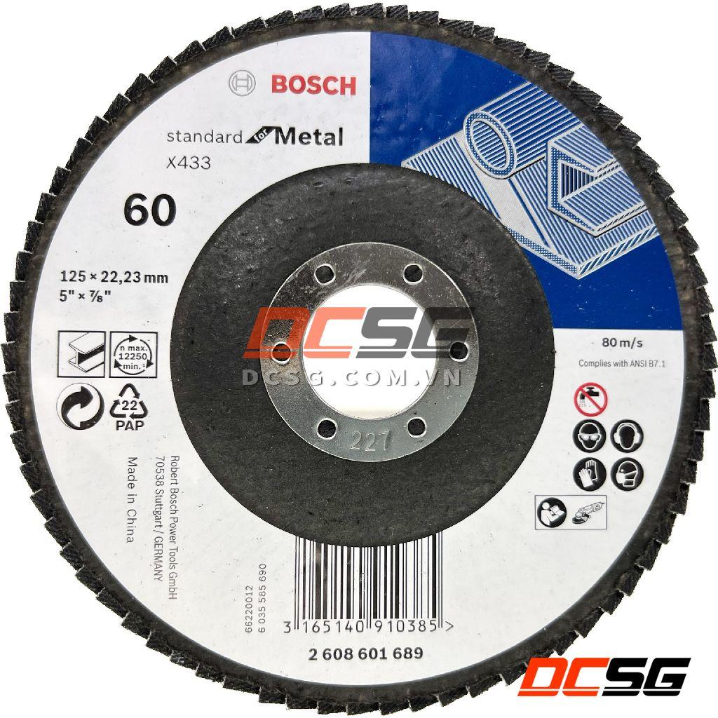 Đĩa nhám xếp Alox 125mmx22.23mm Bosch | DCSG