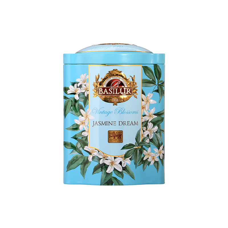 Trà Basilur - Bộ Sưu Tập Sắc Hoa Cổ Điển - Hương Mộng Hoa Nhài 100g (Hộp Thiếc)