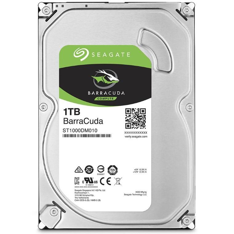 Ổ cứng HDD 3.5&quot; Seagate Barracuda - SKyhawk 1TB SATA 7200RPM- Chính Hãng - Bảo Hành 24 Tháng 1 đổi 1- Refurbished