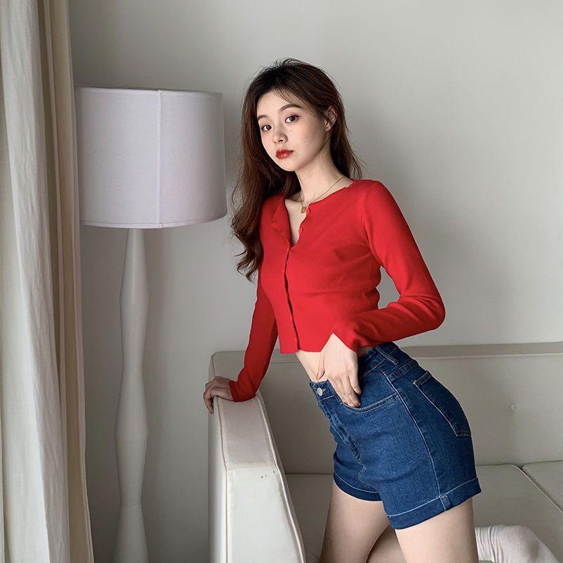 Quần đùi jean lưng cao dưới 45kg