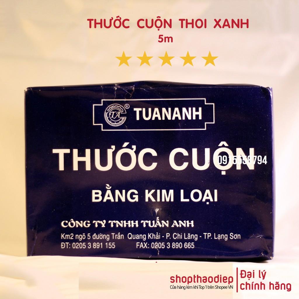 Thước Dây 5m Tuấn Anh Giá Rẻ, Thước Cuộn 5m Thoi Xanh