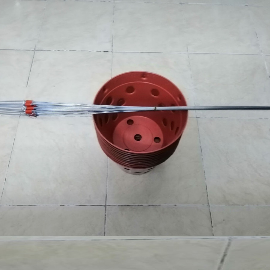10 Chậu Giả Đất FI23 Và 10 Móc Inox 80cm Treo Chậu Siêu Bền!!!