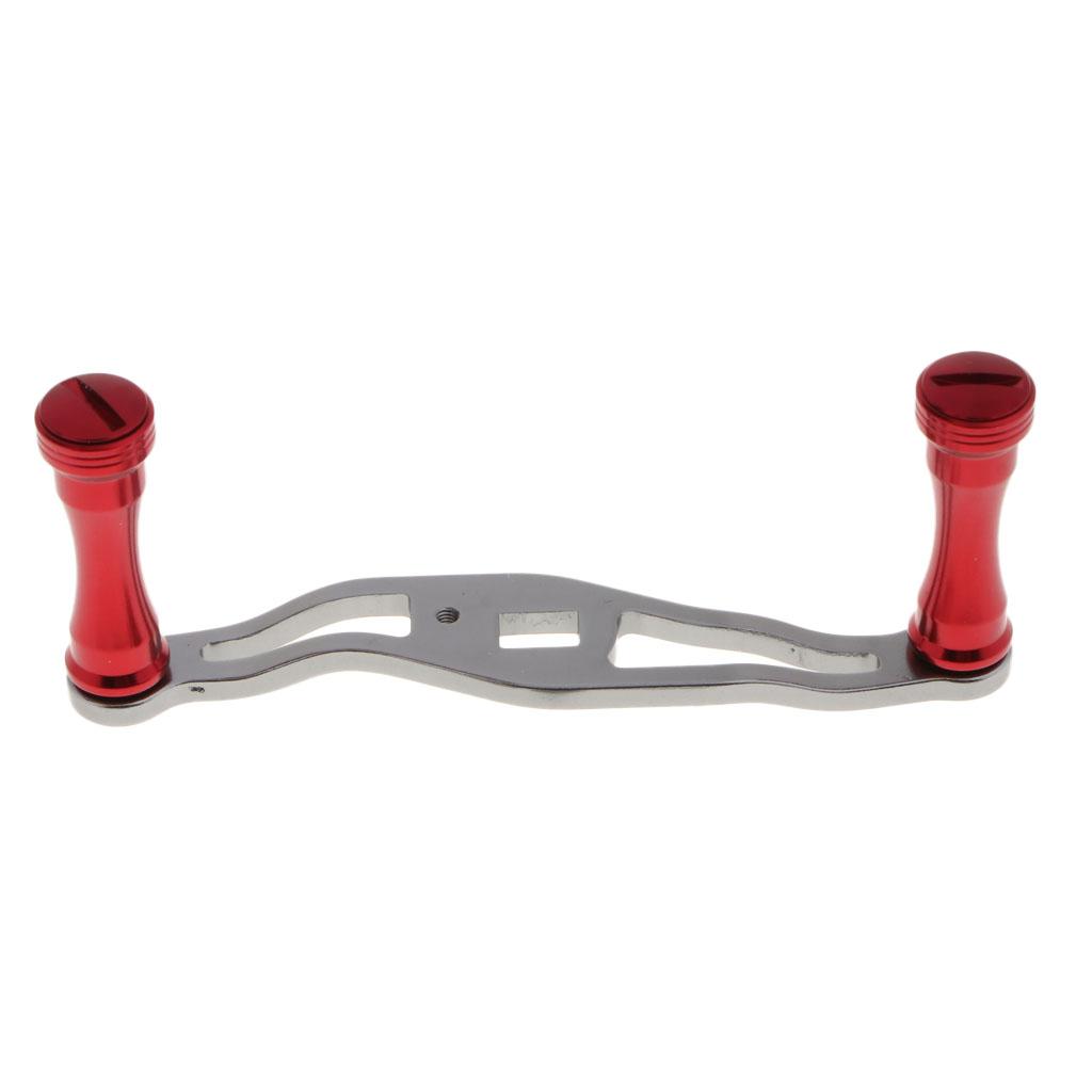 Fishing Reel Handle Replacement Parts for D/S/A Baitcasting Reels Red