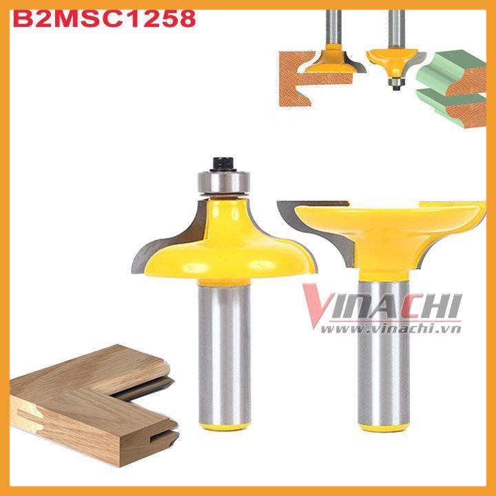 Bộ 2 Mũi Soi Mộng Cửa 1/2*5/8 - Bộ 2 Mũi Soi Mộng Cửa chuyên dùng để ghép gỗ, ghép mộng cửa; ghép bén khít, chắc chắn