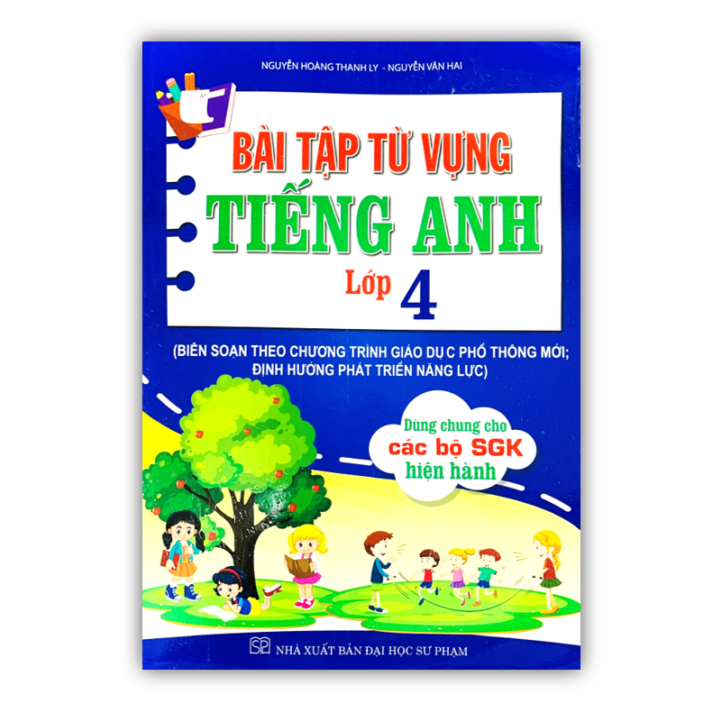 Sách - Bài tập từ vựng tiếng anh lớp 4