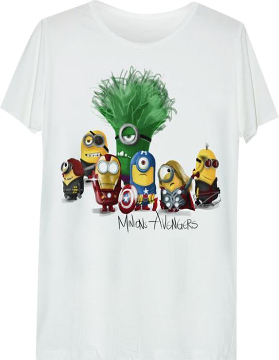 Áo thun tay màu Biệt đội Minions ATFF057