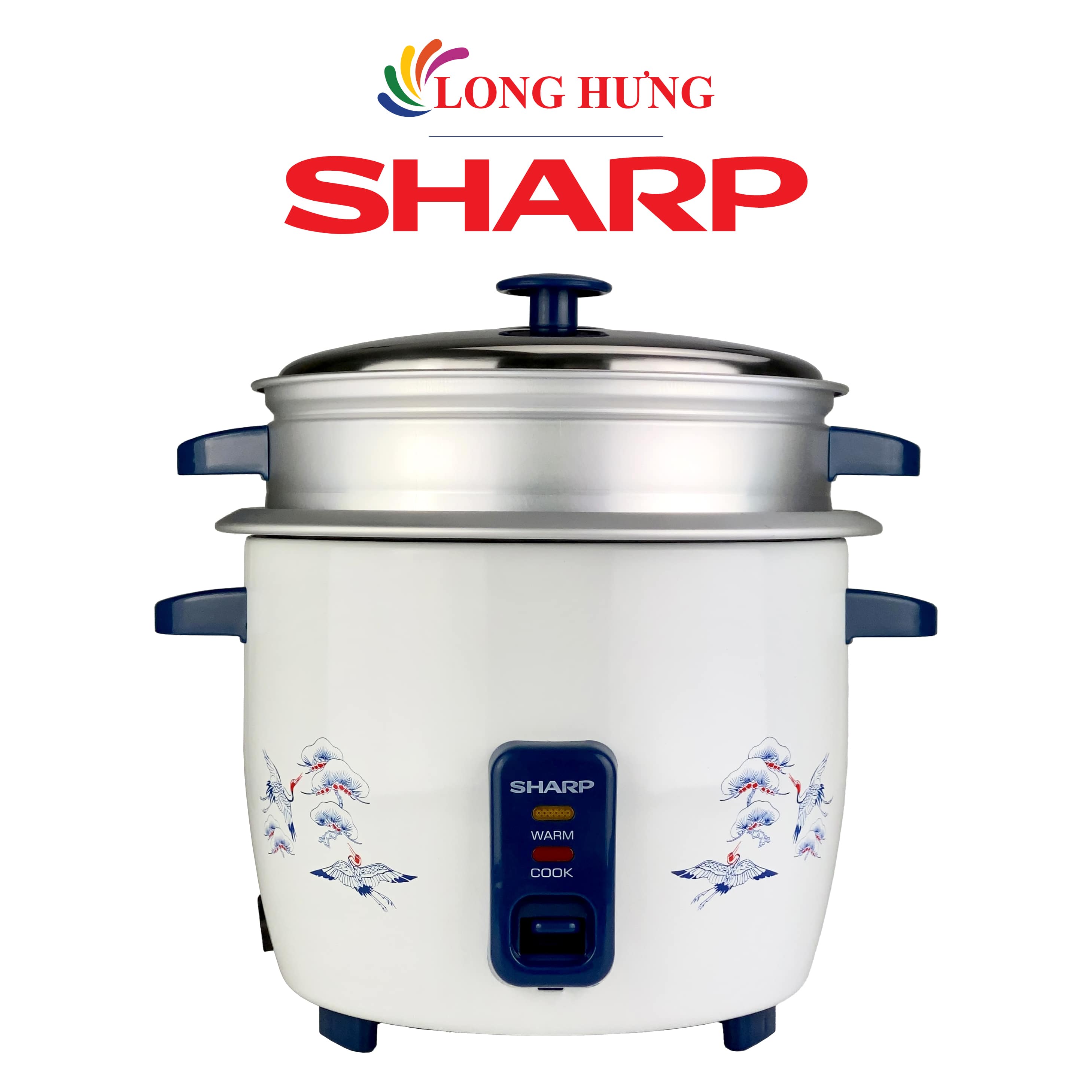 Nồi cơm điện nắp rời Sharp 1.8 lít KSH-D18SV - Hàng chính hãng