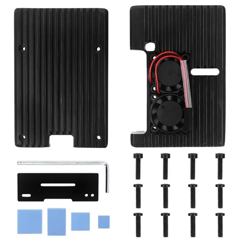 Vỏ Nhôm Bảo Vệ Máy Chơi Game Raspberry Pi 4b Cho Rpi 4b / 3b + / 3b