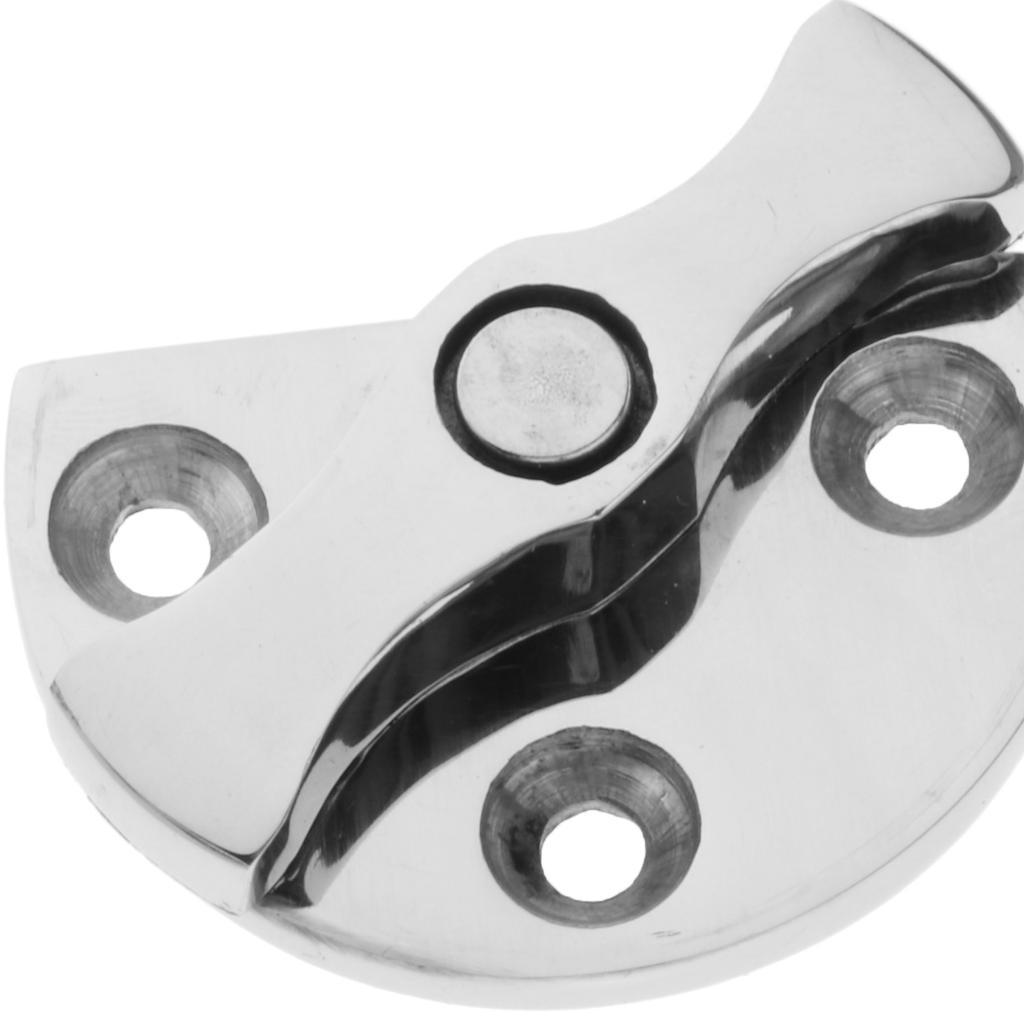 Practical Marine Boat Stainless Steel Twist Lock Round Catch Latch 1.8inch Silver for Boat Marine Easy to Install