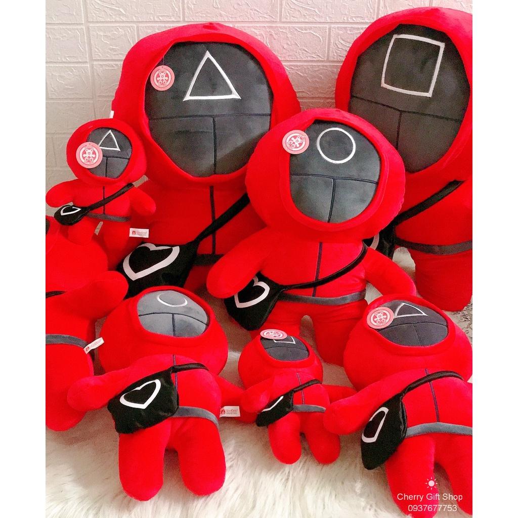 Gấu Bông Lính Gác Phim Trò Chơi Con Mực Squid Game Hàng Cao Cấp Loại 1