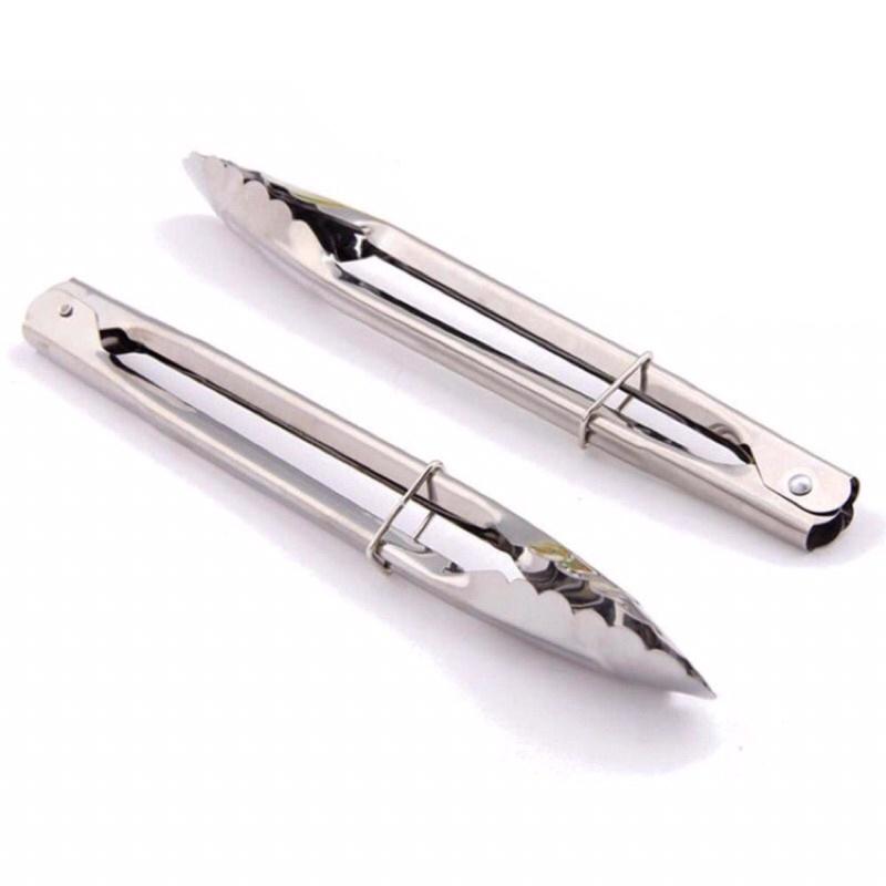 Dụng cụ kẹp gắp đồ ăn, gắp đá, gắp đồ nướng inox mẫu cánh hoa