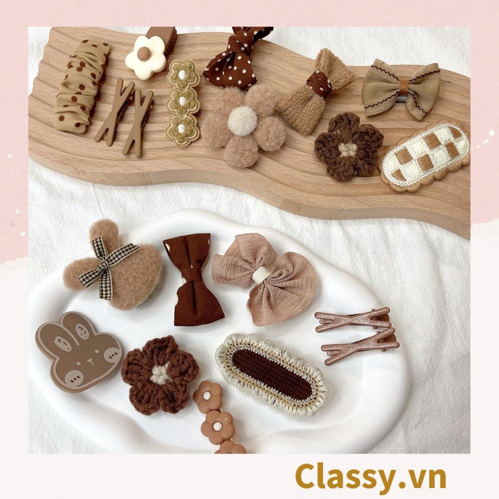 Classy Set kẹp tóc nhiều kiểu dễ thương phong cách hàn quốc PK316