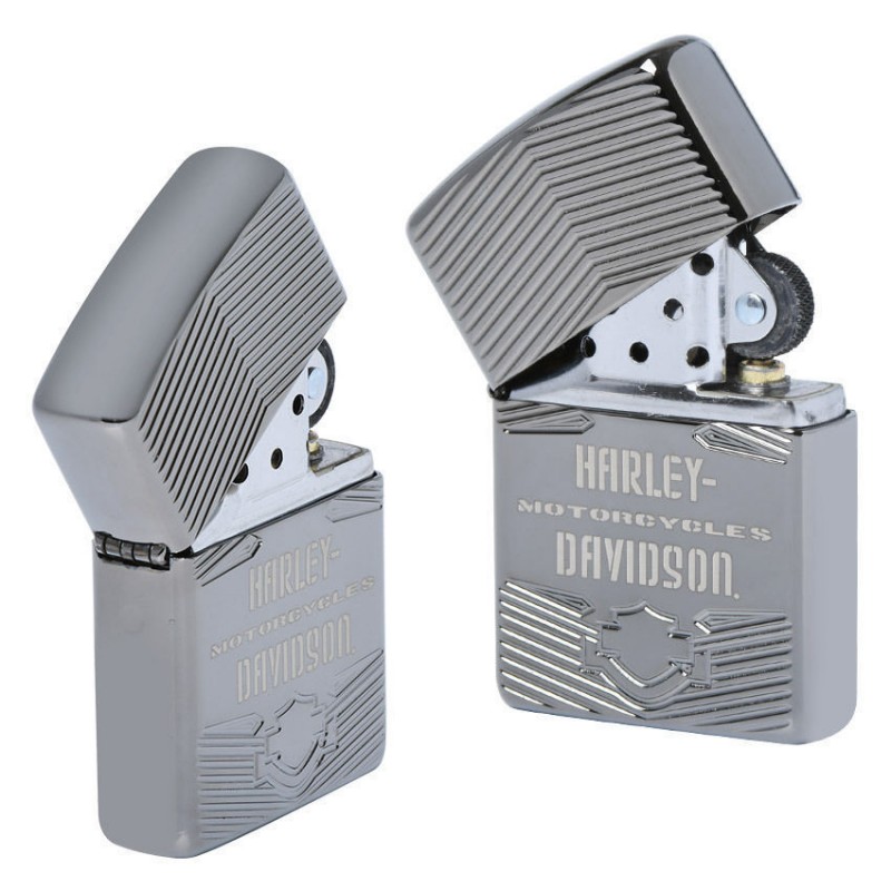 Bật Lửa Zippo Armor Harley Davidson Motorcycles Black Ice 29165